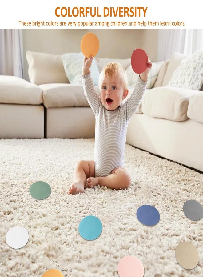 MAXECHO 40pcs Multicolor 5 Inches Circle Spot Markers - Carpet Floor Dots for Classroom Decoration, Flexible Seating, Elementary School, Preschool, Kindergarten Supplies - Image 5